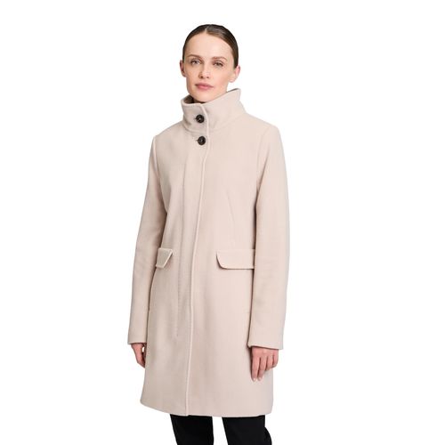 Wolljacke GIL BRET Gr. 38, beige (pine camel) Damen Jacken Mantel mit Stehkragen und Knopfverschluss