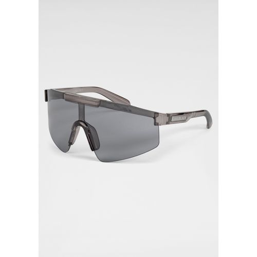 Sonnenbrille BACK IN BLACK EYEWEAR grau (kristall grau) Damen Brillen Stylische Sportbrille mit crystal-smoke Rahmen und dunklen Gläsern