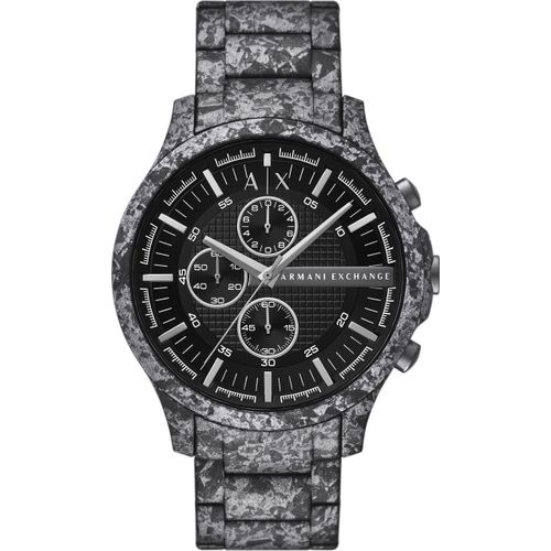 Chronograph ARMANI EXCHANGE Armbanduhren grau Herren Armbanduhr, Herrenuhr, Edelstahlarmband, analog, Stoppfunktion