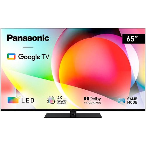 E (A bis G) PANASONIC LED-Fernseher "TN-65W70AEZ" Fernseher Gr. 65, schwarz