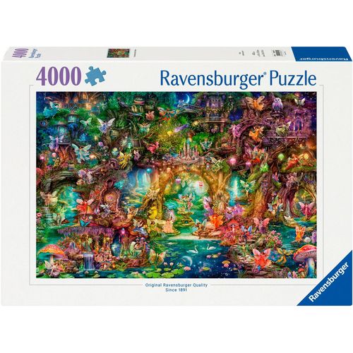 Puzzle RAVENSBURGER "Die verborgene Welt der Feen" Puzzles bunt Kinder Made in Germany; FSC - schützt Wald weltweit