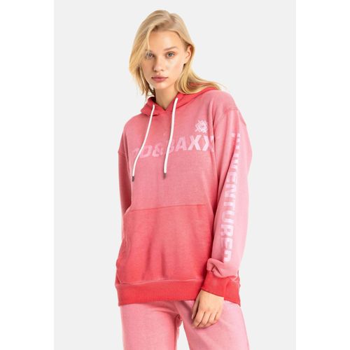 Trainingsanzug CIPO & BAXX "Trainingsanzug", Damen, Gr. S, rot, 100% Baumwolle, unifarben, regular fit, Sportanzüge, im modischen Design, WLR148
