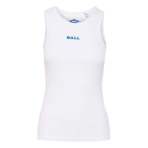 Tanktop BALL "Tanktop BAALTOBELLI TANK TOP" Gr. S, weiß (blanc de blanc) Damen Tops