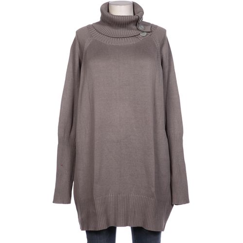 sheego Damen Pullover, grau, Gr. 52