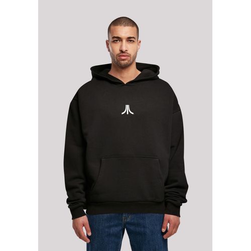 Kapuzenpullover F4NT4STIC "Atari Fuji Logo Retro Gaming", Herren, Gr. XL, schwarz, Obermaterial: 100% Baumwolle, casual, oversize, Langarm, Pullover, Premium Qualität