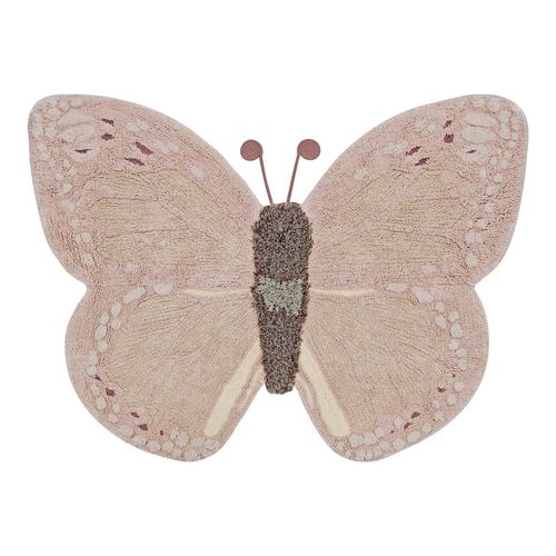 Lorena Canals - Animal Kinderteppich Schmetterling, 90 x 120 cm