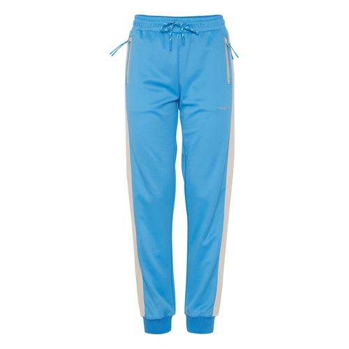 Jogger Pants THEJOGGCONCEPT "Jogger JCSima" Gr. M, N-Gr, blau (malibu mix) Damen Hosen