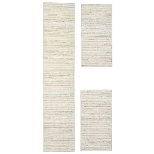 Teppich HEINE HOME Gr. 4, beige (natur), B:140cm H:16mm L:200cm, Wolle, Schurwolle, Teppiche