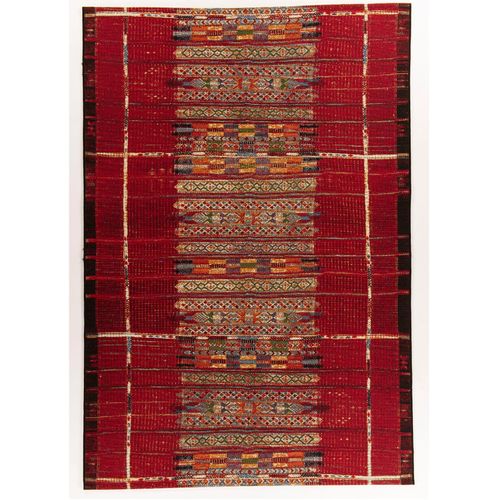 Teppich HEINE HOME Gr. 3, rot, B:120cm H:5mm L:180cm, Polyester, Kunstfaser, Kunstfaser, Polypropylen, Teppiche