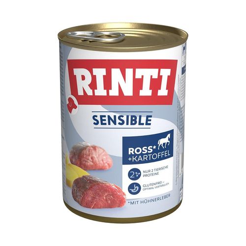 Rinti Sensible Ross & Hühnerleber & Kartoffel 24x400g