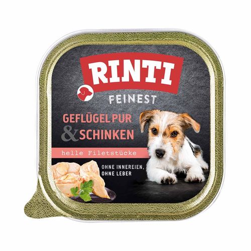 Rinti Feinest Geflügel pur & Schinken 22x150g