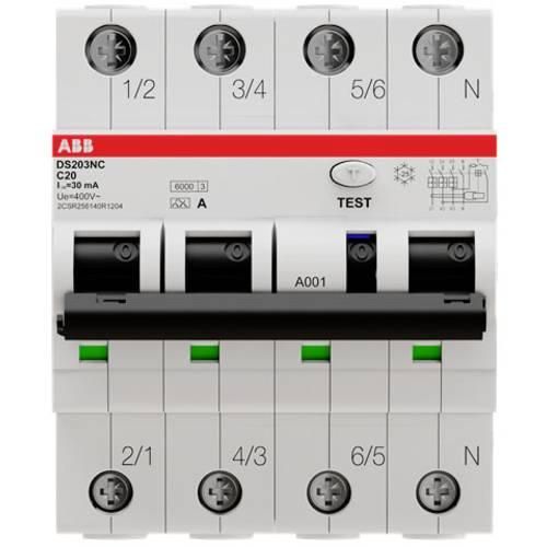 ABB 2CSR256140R1204 FI-Schutzschalter/Leitungsschutzschalter 4polig