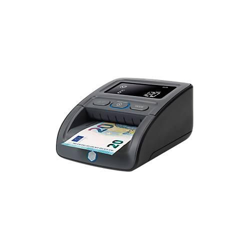 Geldscheinprüfer Safescan® 155-S Complete, EZB-getestet, 6 Währungen, 7 Sicherheitsmerkmale, 3,8″ LC-Display, USB/MicroSD, inkl. Akku & Banknotenstapler