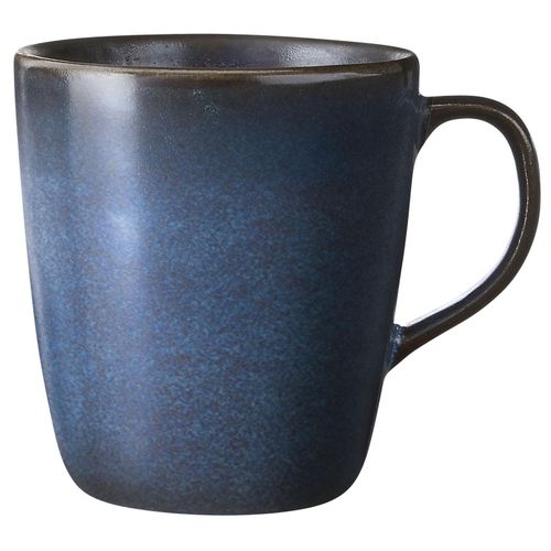 Tasse AIDA RAW "RAW" Trinkgefäße Gr. Ø 9cm x 11,5cm, 350 ml, 6 tlg., blau (midnight blue) Kaffeetasse Tasse Kaffeebecher 35 cl, 4-teilig