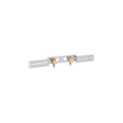 Geberit Mepla Anschlusswinkel 602780005 Ø 20mmxRp 1/2x52mm, Rotguss, 90Grad, zweifach, vormontiert