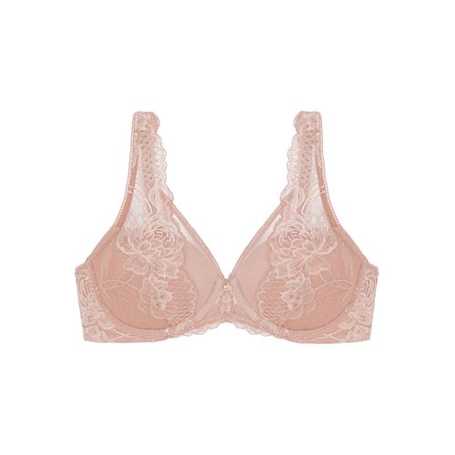 Triumph - Gefütterter Bügel-BH - light Pink 85E - Wild Peony Florale - Unterwäsche für Frauen