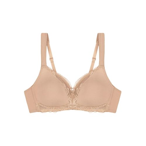 Triumph - BH ohne Bügel - Beige 95B - Modern Lace+cotton - Unterwäsche für Frauen Image
