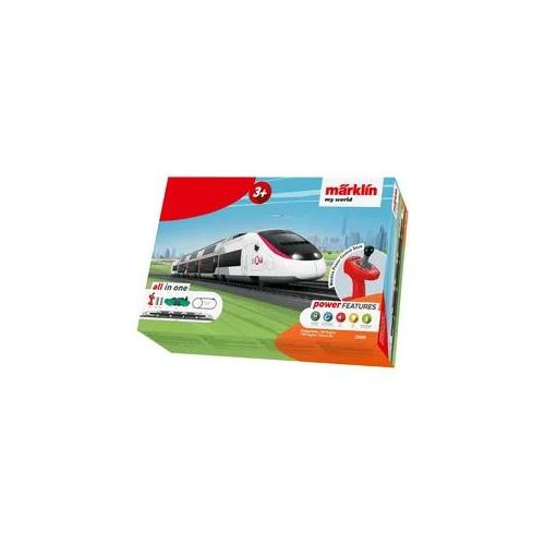 Modelleisenbahn-Set MÄRKLIN "Märklin my world - Startpackung TGV Duplex 29406" Modelleisenbahnen weiß Kinder mit Licht und Sound