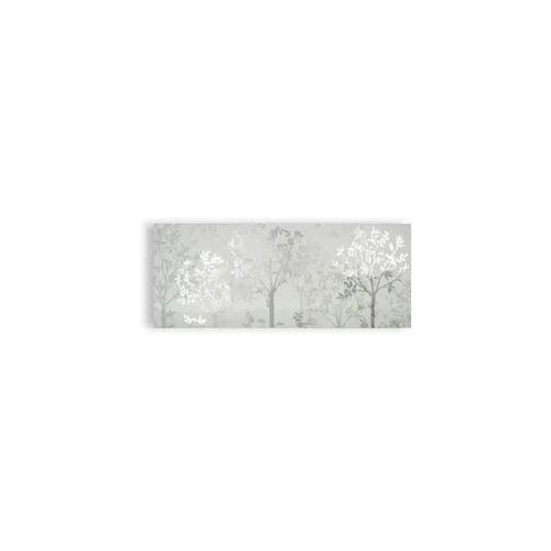 Leinwandbild LAURA ASHLEY "Misty Woodland" Bilder Gr. Ø, Leinwandbild,, grau Leinwandbild Metallic 100x40cm