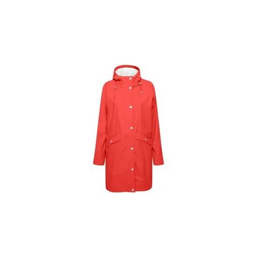 Regenjacke ICHI "Regenjacke IHTazi" Gr. XS, rot (poppy red) Damen Jacken