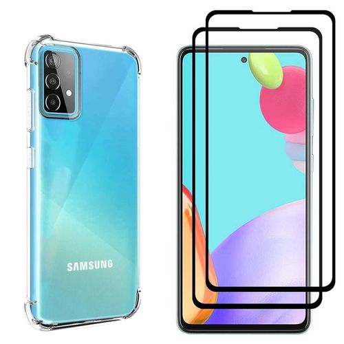 Hülle Samsung Galaxy A52 und 2 schutzfolien - TPU - Transparent