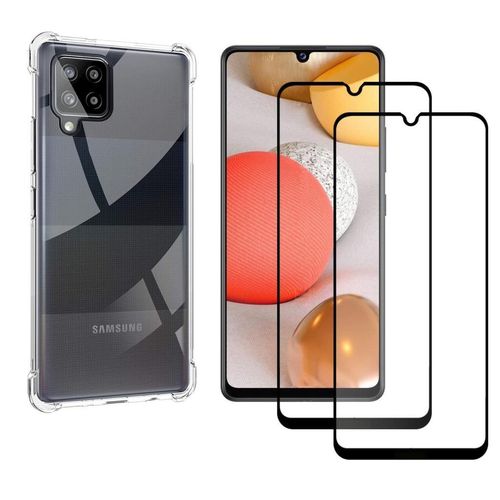 Hülle Samsung Galaxy A42 und 2 schutzfolien - TPU - Transparent