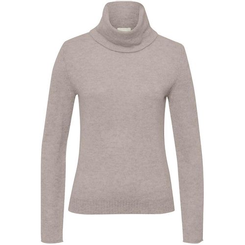 Pullover lockerem Rollkragen include beige