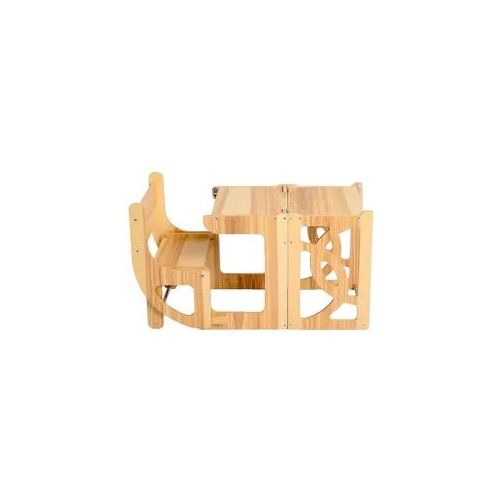 Montessori Lernturm Divit LT1 Kindertisch mit Hocker