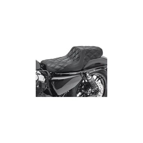 Doppel Sitzbank passend für Harley Davidson Sportster Forty-Eight 48 10-20 Duo Sitz Craftride SP4 black