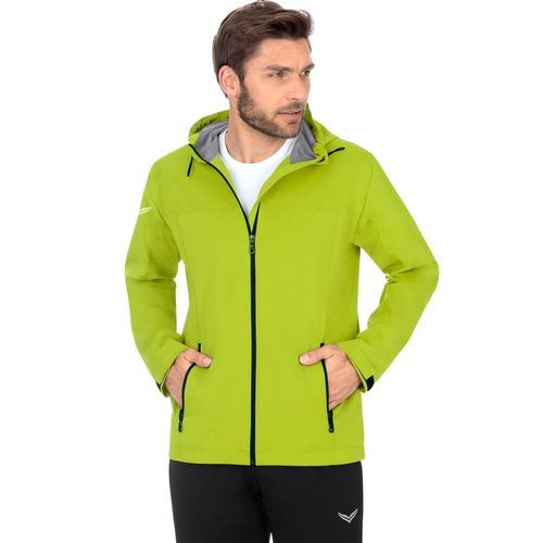 Regenjacke TRIGEMA "TRIGEMA Leichte Regenjacke" Gr. XXXL, gelb (lemon) Herren Jacken