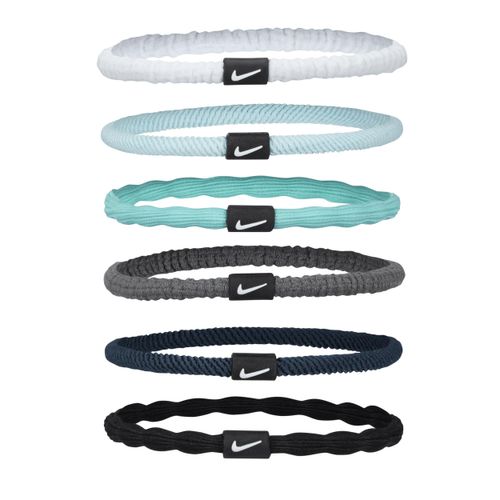 Nike Flex haarelastiekjes (6 stuks) - Wit