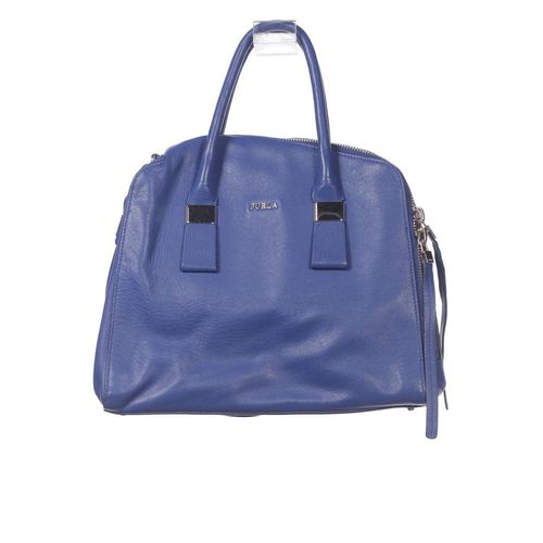 Furla Damen Handtasche, blau, Gr.