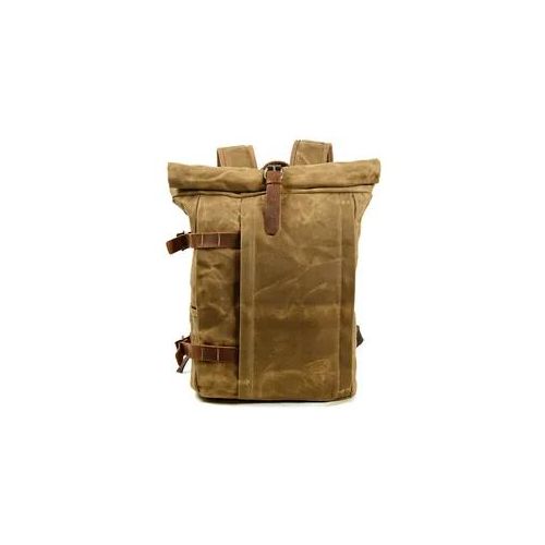 Rucksack Craftride VR2 Canvas Tasche im Vintage-Look für Freizeit 20Ltr braun