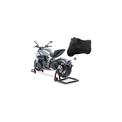 Set Einarm Montageständer für vorne und hinten und Abdeckung M-L passend für Ducati 996 99-01