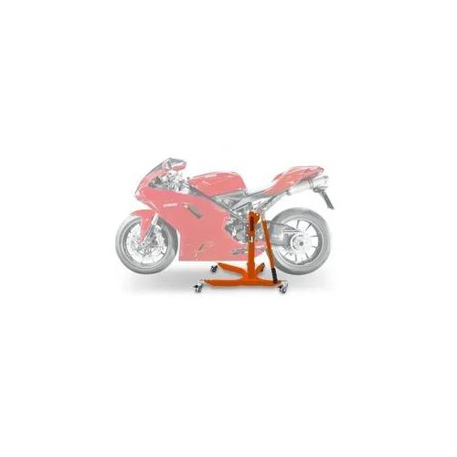 Zentralständer passend für Ducati 1098 07-08 orange Motorradheber ConStands Power-Classic