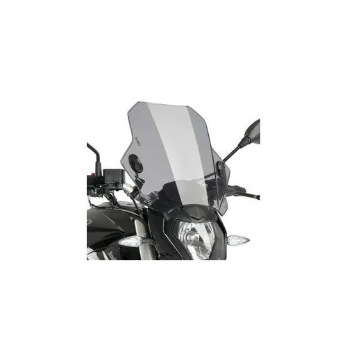 Windschild passend für Husqvarna Svartpilen 125 2021 rauchgrau Puig Bat 8088h