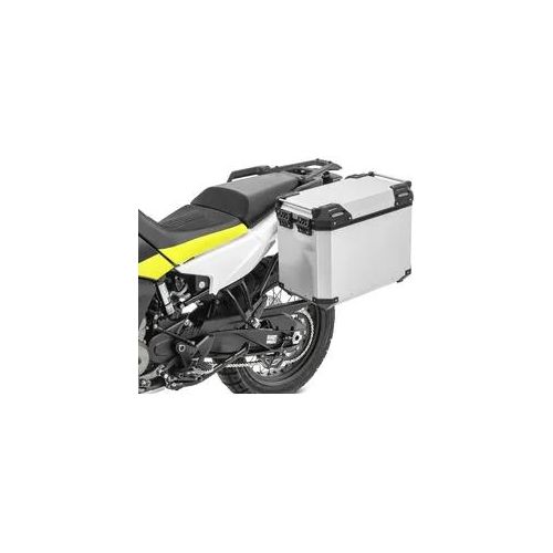 Alukoffer passend für Benelli Leoncino 800 / Trail Aluminium Seitenkoffer Bagtecs QP48 silber