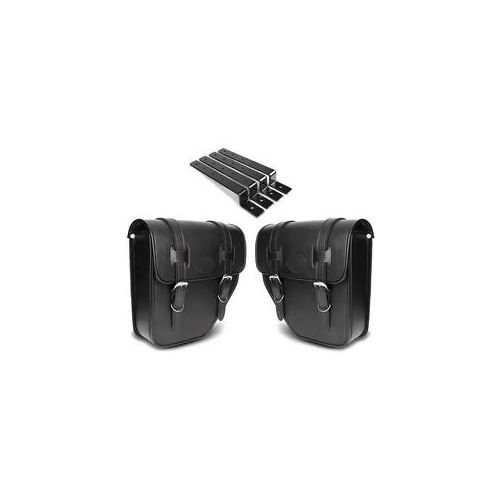 Set 2x Sacoche Cavalière + support pour passend für Honda CA 125 Rebel Craftride TXP