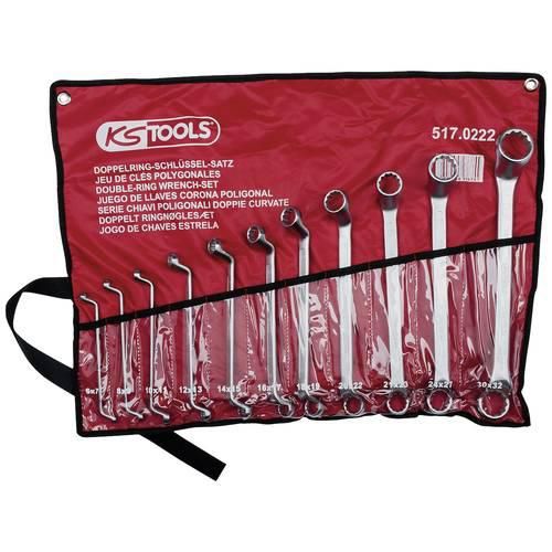 KS Tools 517.0222 517.0222 Ringschlüssel 11teilig Schlüsselweite (Metrisch) 6 - 32 mm