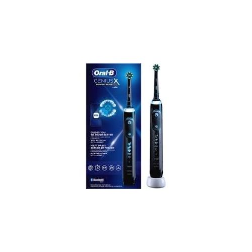 Oral-B Genius X Elektrische Zahnbürste, schwarz - Professionelle Reinigung mit künstlicher Intelligenz