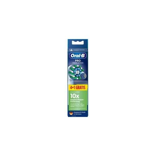 Oral-B Pro CrossAction Aufsteckbürsten – 4+1 Gratis für sauberere Zähne und gesünderes Zahnfleisch