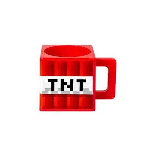 Minecraft TNT Cube Tasse 290ml - TNT-Schriftzug - Mikrowellengeeignet - Keine Spülmaschine