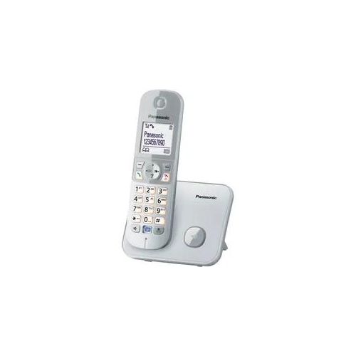 Panasonic KX-TG6811GS Perlsilber Schnurloses Telefon mit Smart-Taste und 30 Klingelmelodien