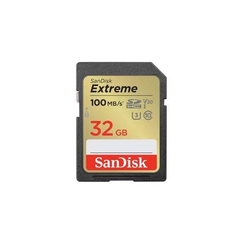 SanDisk SDXC Extreme 32GB (215402) Speicherkarte - V30/U3, bis 100/60 MB/s R/W