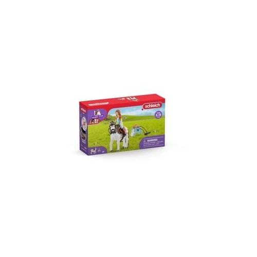 Schleich Horse Club Mia & Spotty Spielfiguren-Set | Pädagogisches Spielzeug für Kinder | Rollenspiel & Kreativität | 5-12 Jahre