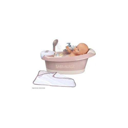 Puppen Badewanne SMOBY "Baby Nurse, elektronische Puppen-Badewanne, rosa" Puppenausstattungen rosa (rosa/beige) Kinder mit Lichteffekten