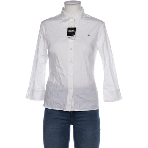 Lacoste Damen Bluse, weiß, Gr. 38