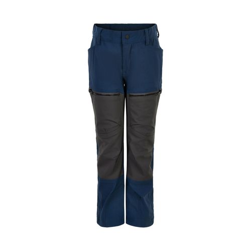 Softshellhose COLOR KIDS "Softshellhose COPants" Gr. 152, N-Gr, blau (dunkelblau) Damen Hosen