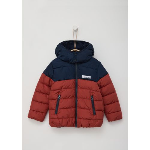 Outdoorjacke S.OLIVER JUNIOR Gr. 104, rot Jungen Jacken mit Kapuze