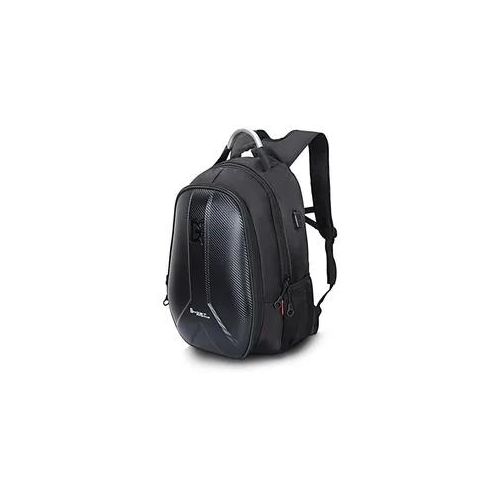 Hartschalen Rucksack passend für Vespa GTS 300 Bagtecs Carbon II 37Ltr sw